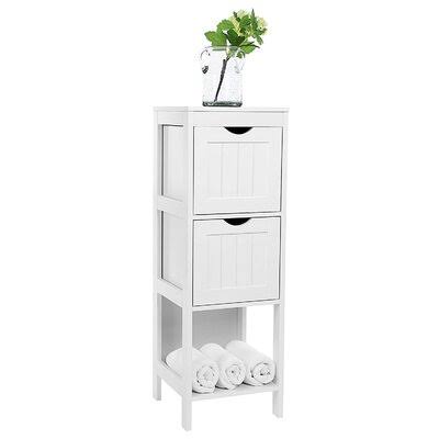 White 2 Drawer Floor Cabinet O402950
