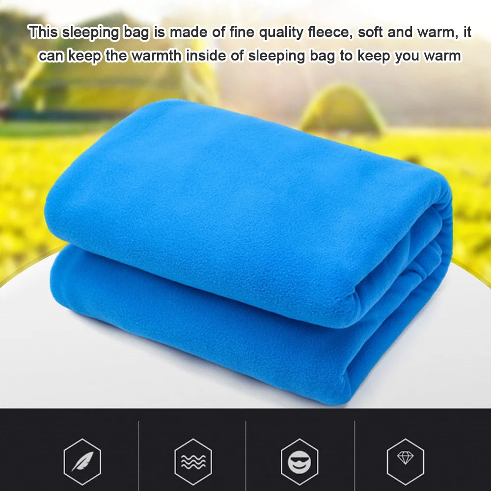 Light-weight Fleece Hiking Sleeping Bag X4515