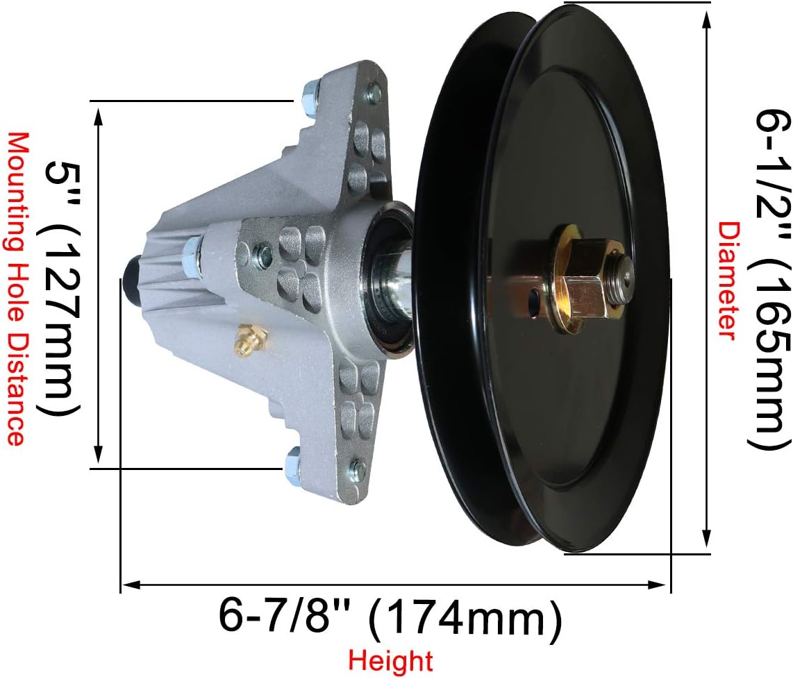 46 Deck Lawn Mower Spindle Assembly with 4 Bolts S211261