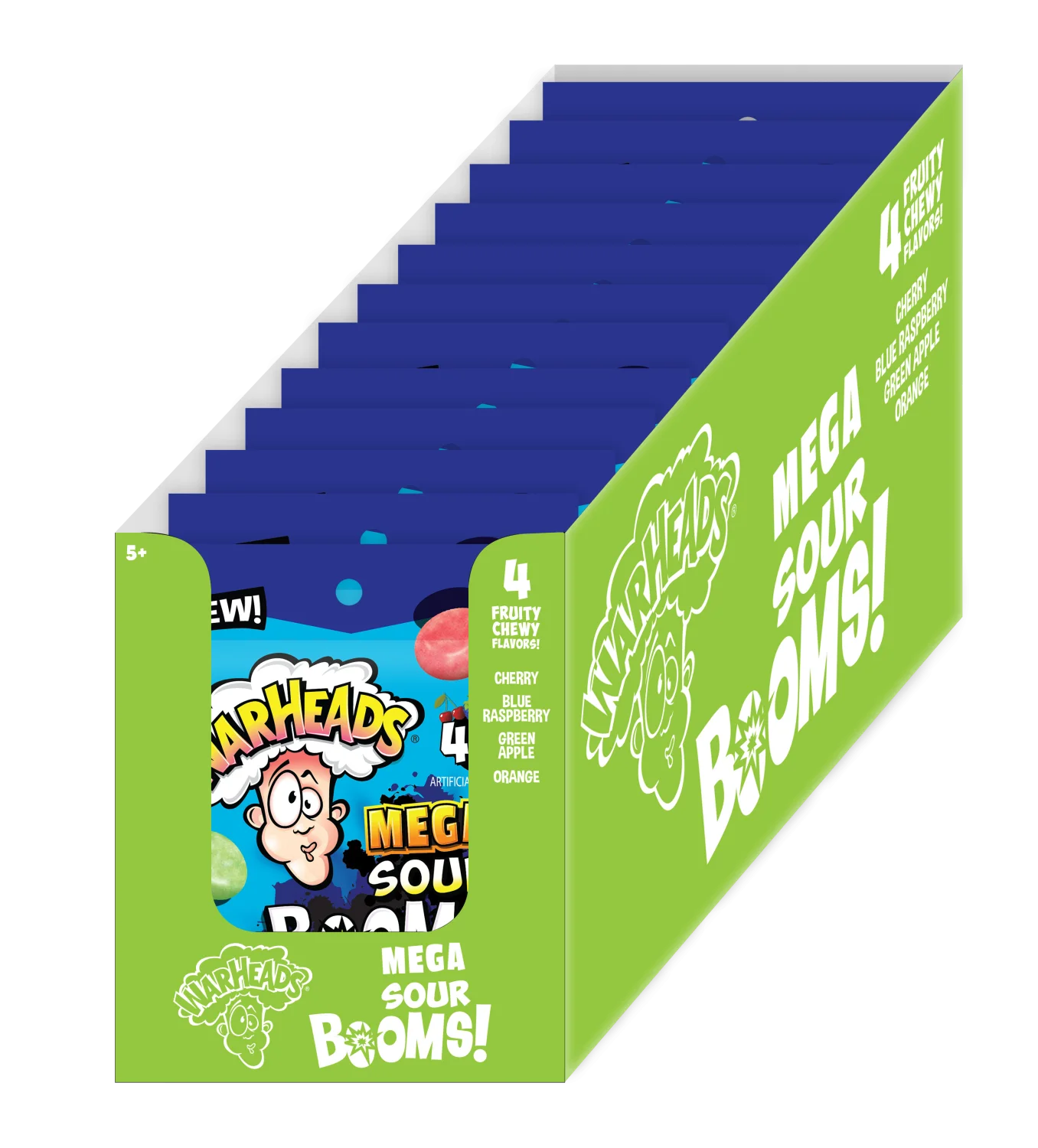 Sour-Dusted Chewy Candy, 2.5 Ounce Peg Bag, 12 Count Display Box Q965