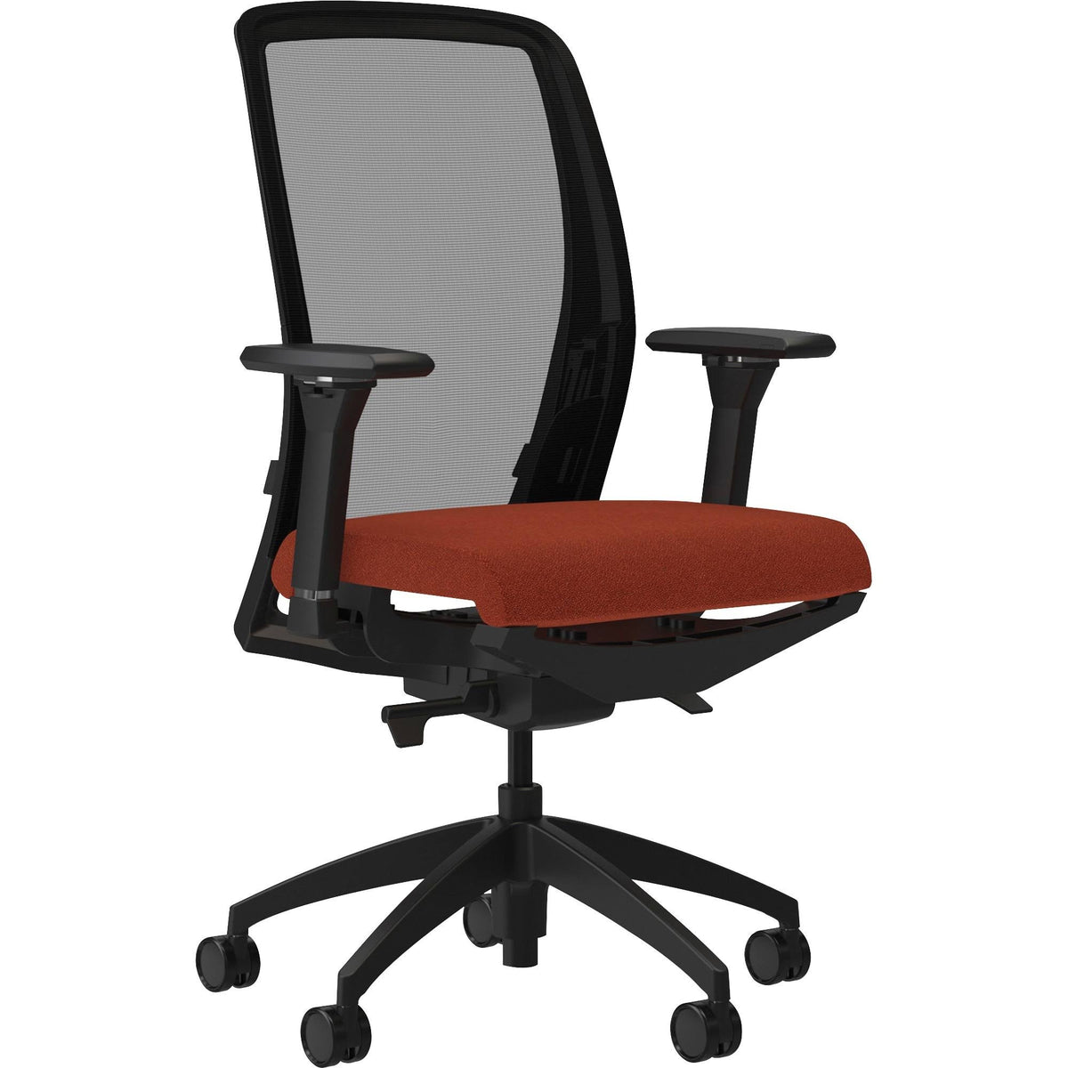 Orange Mesh Back Task Chair Y708559