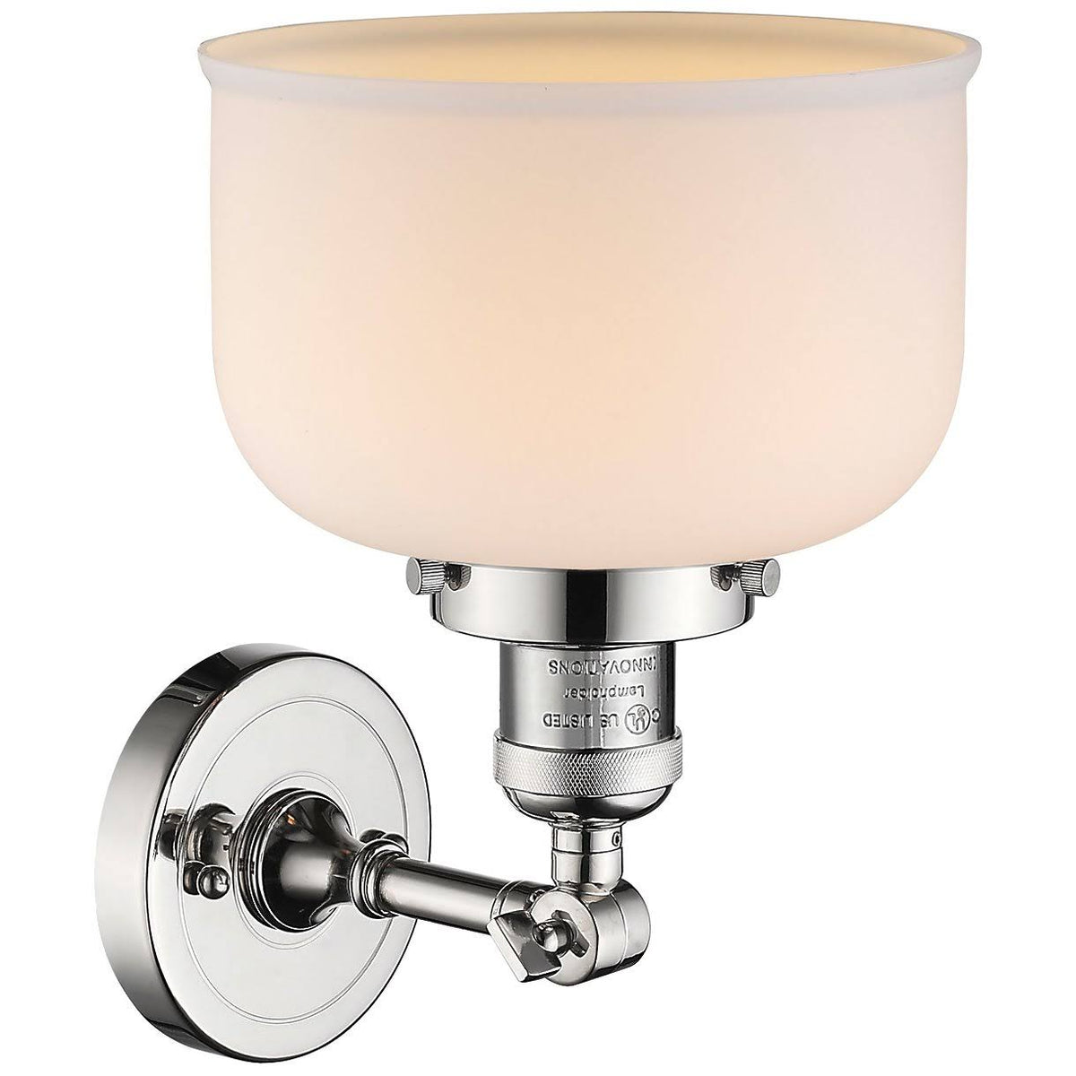 Large Bell 1 Light Sconce LED (Nickel) G229