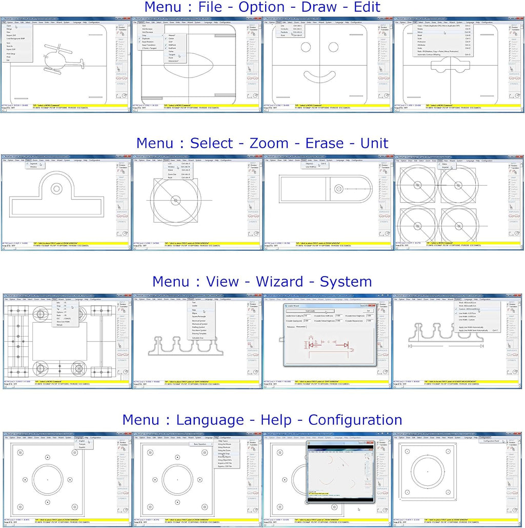 CAD Software with Parts Library and Tutorial Training Videos L72275