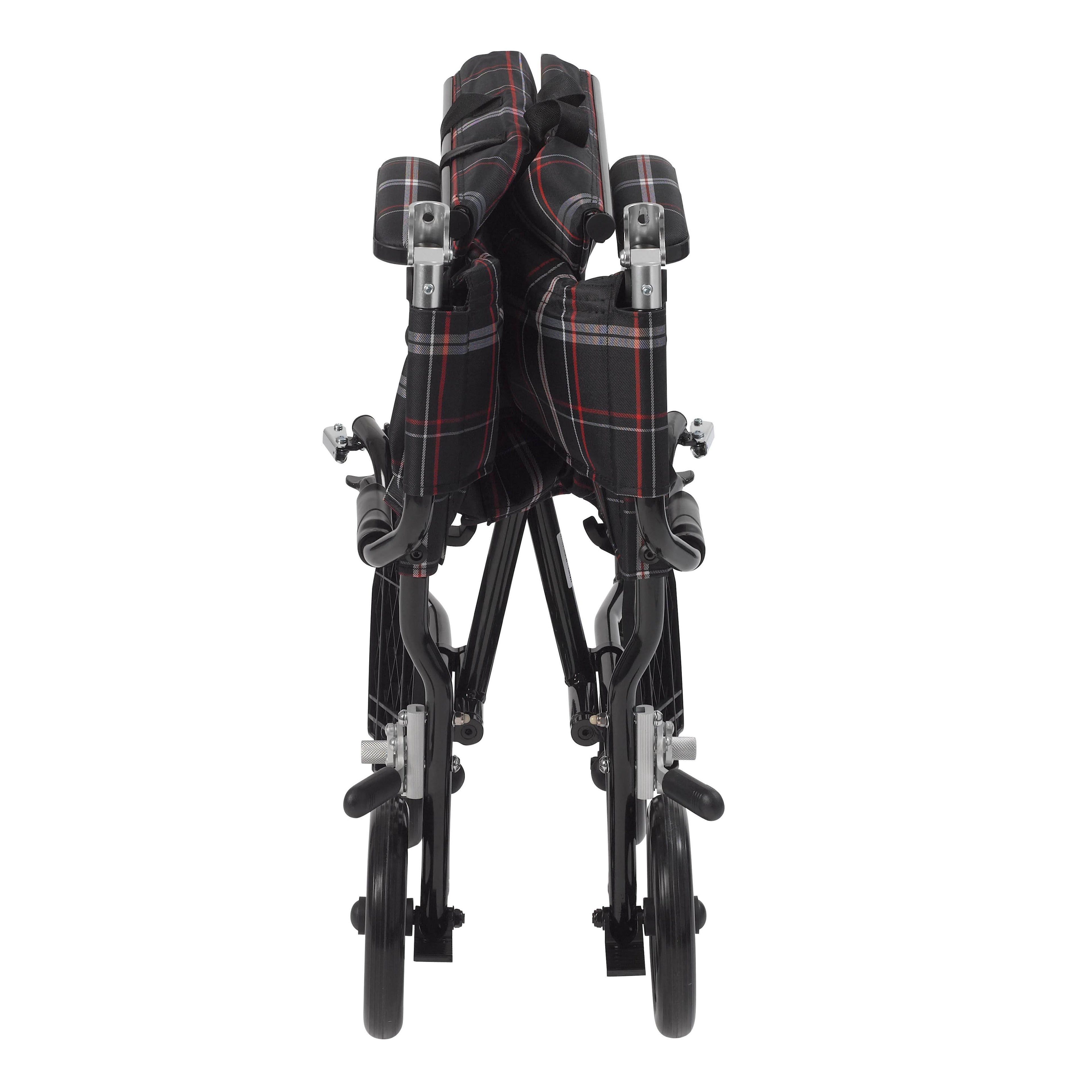 Ultra Lightweight Transport Wheelchair (Black) E989