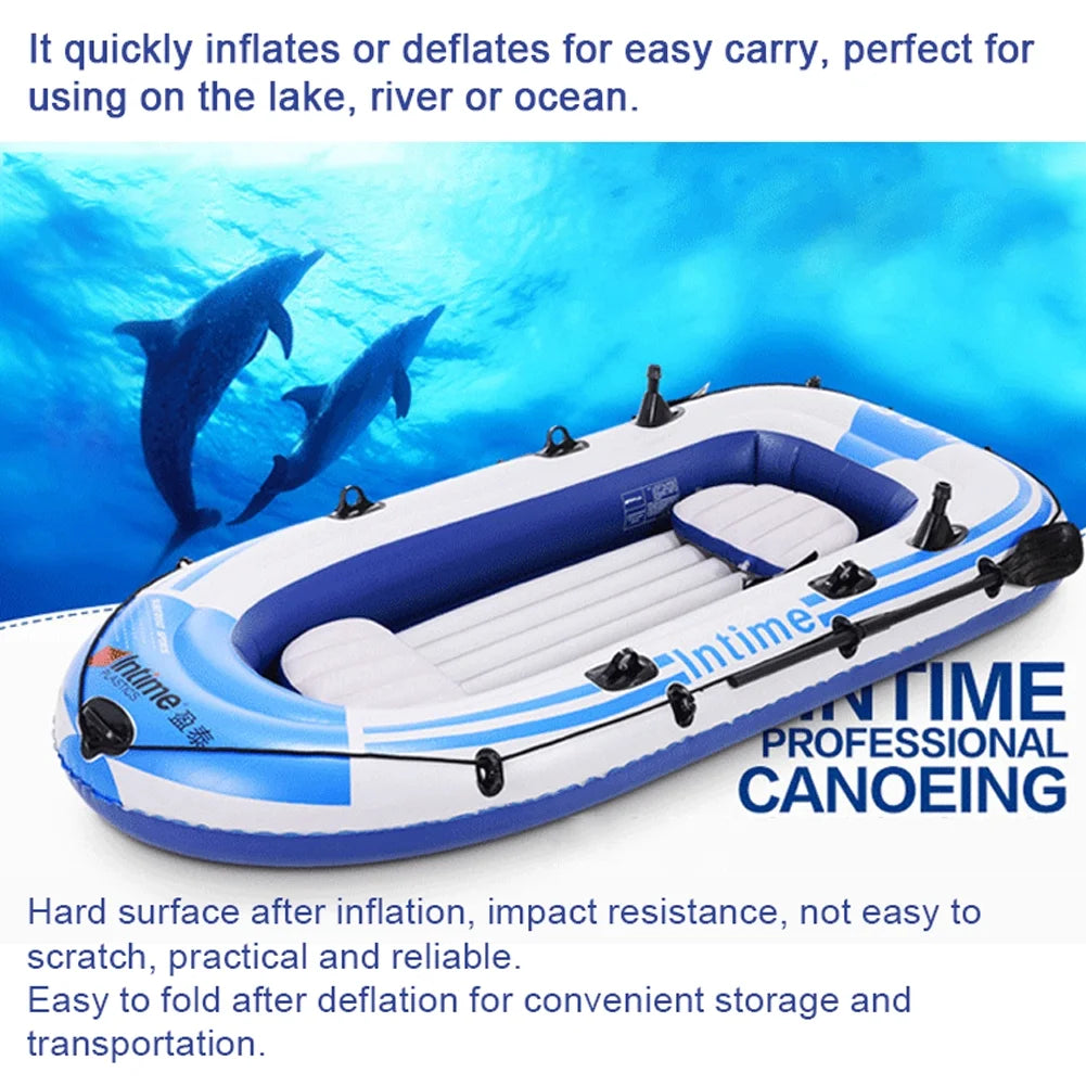 Inflatable Kayak Boat with 2 Paddle Oars V86532