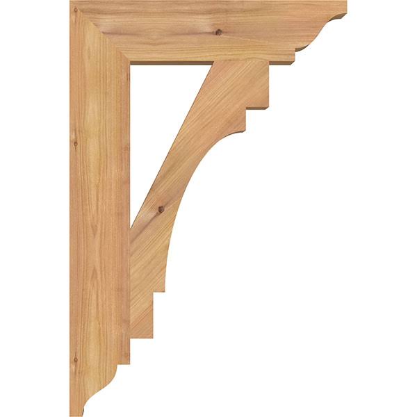 3 1/2x22W x 16x22D x 24x22H Merced Traditional Smooth Bracket, Western Red Cedar L80965