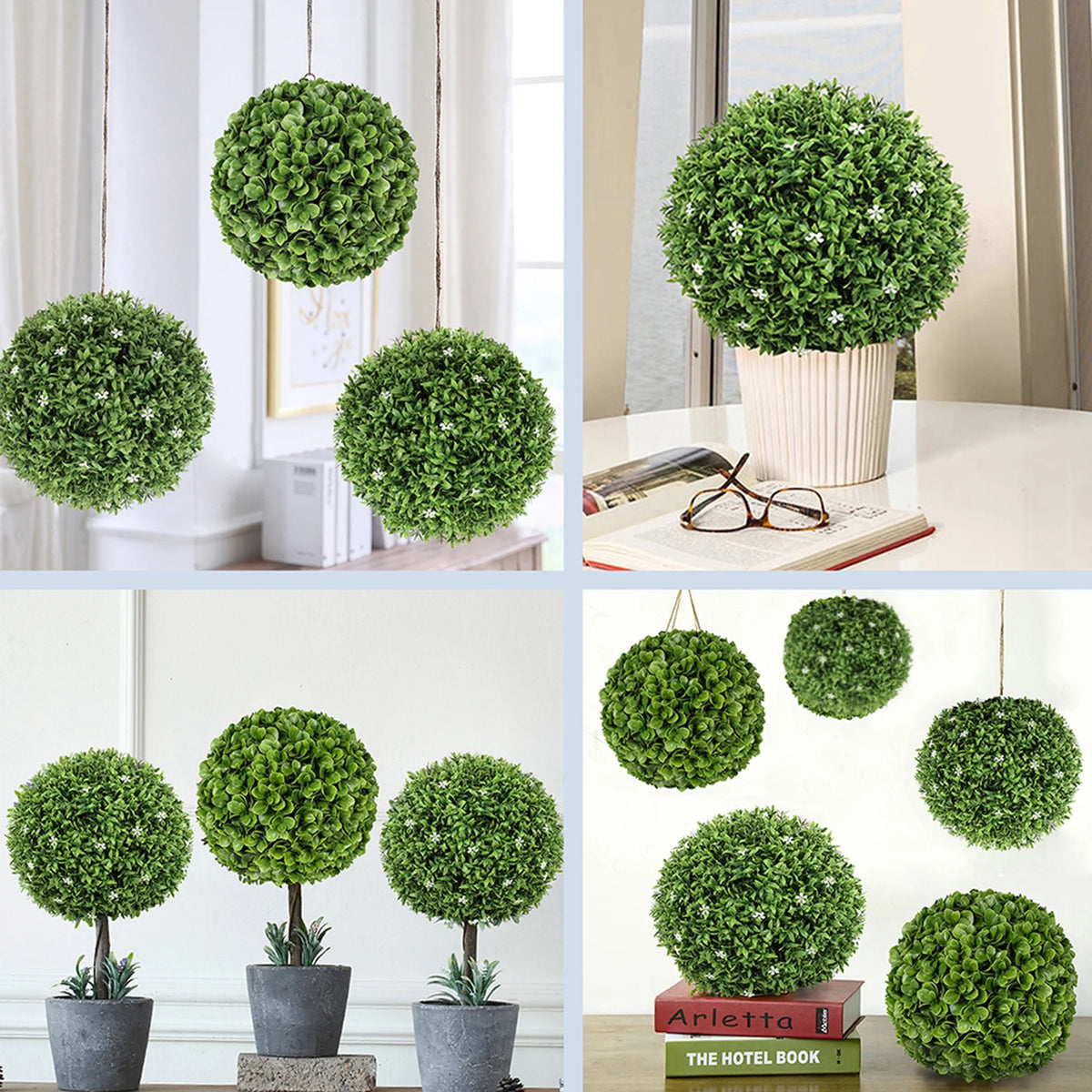 15'' Artificial Topiary Ball U8303