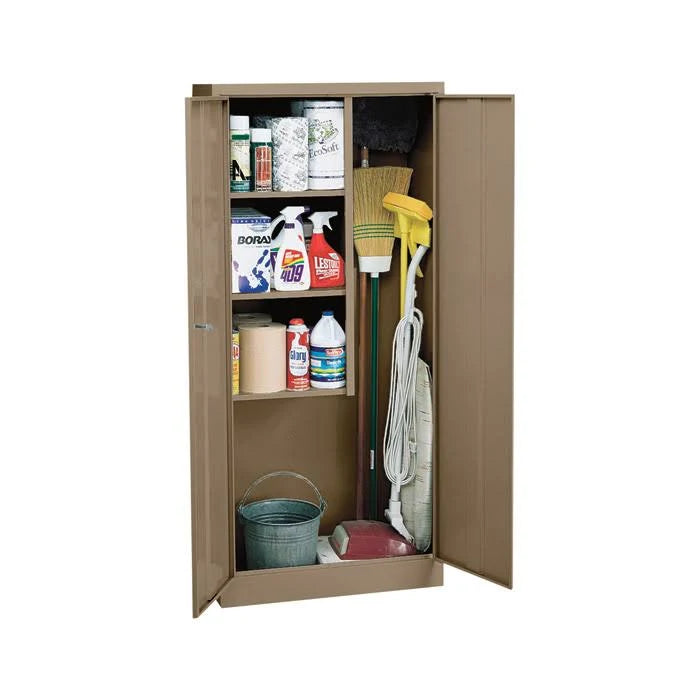 Welded Steel Janitorial Cabinet 30In.W x 15in.D x 66in.H X76841