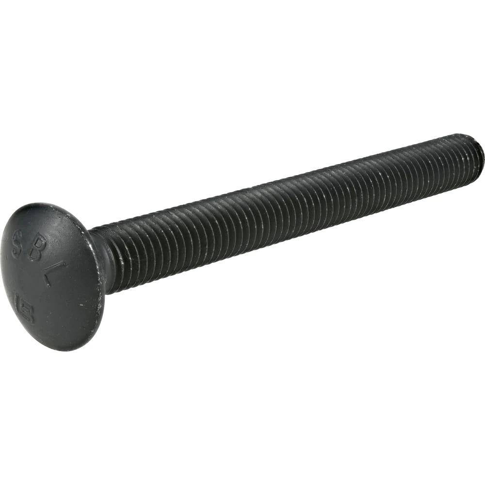 3/8 in.-16 x 8 in. Black Exterior Carriage Bolts (25-Pack) V971