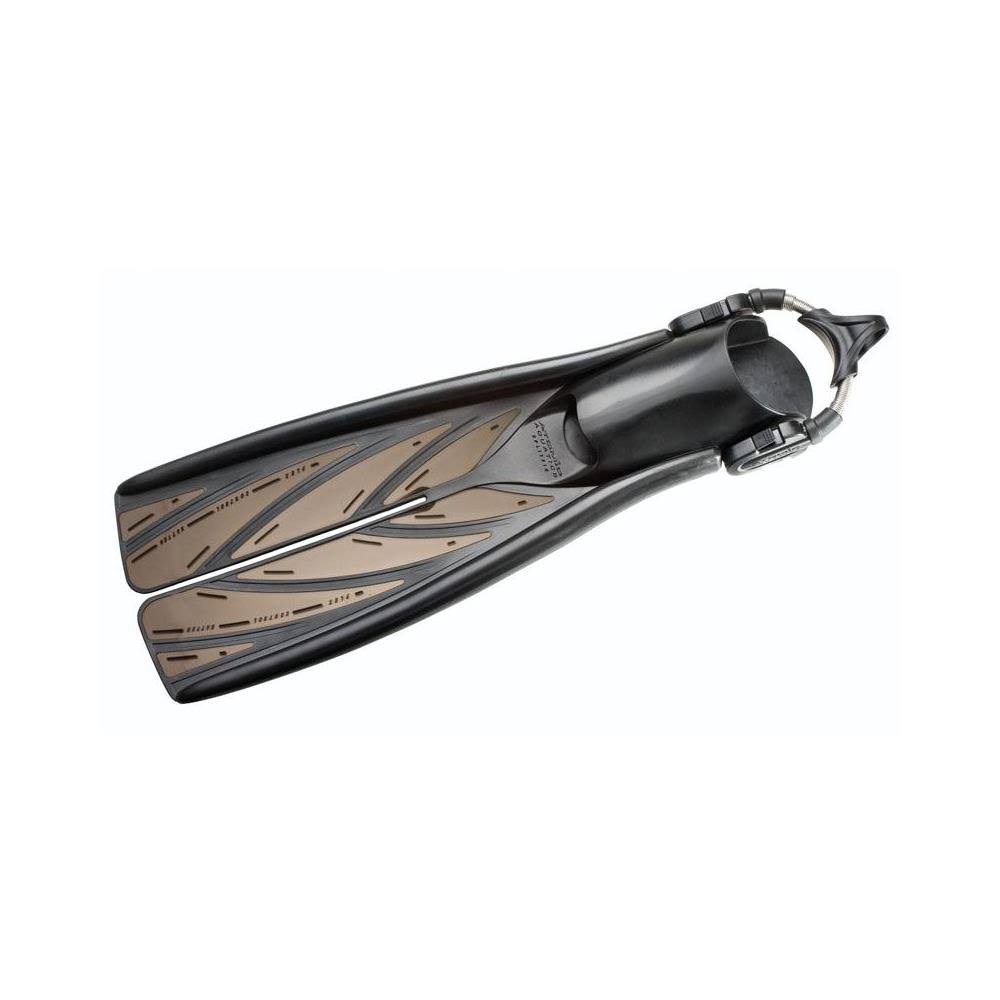 Silver Large Open Heel Split Fins S50757