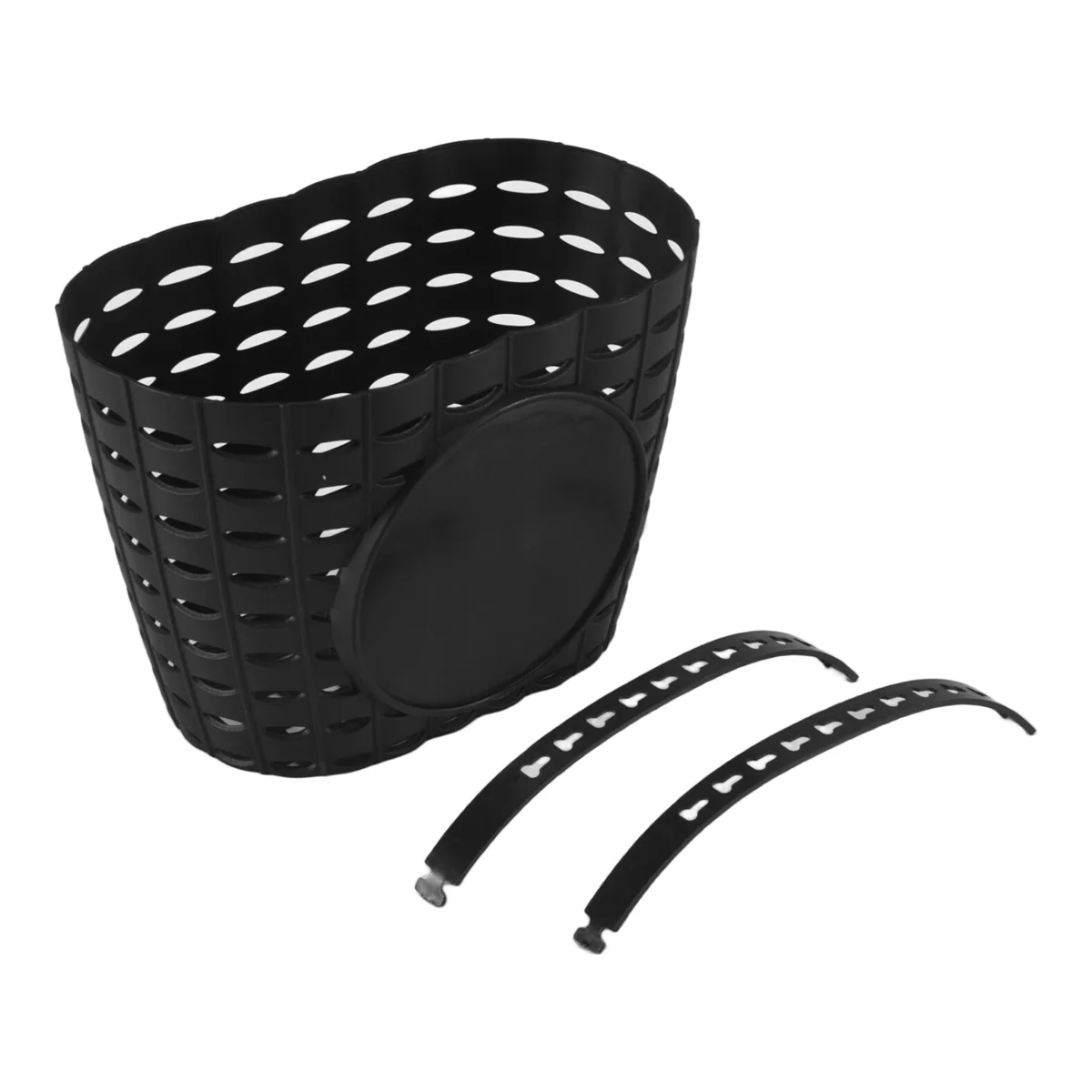 Black Plastic Kids Bike Basket J801