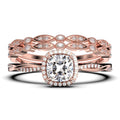 10k Solid White Gold Diamond Moissanite Engagement Ring K29211