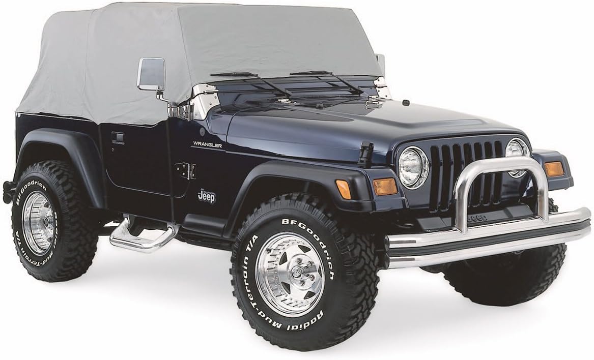 Gray Water-Resistant Cab Cover B346574