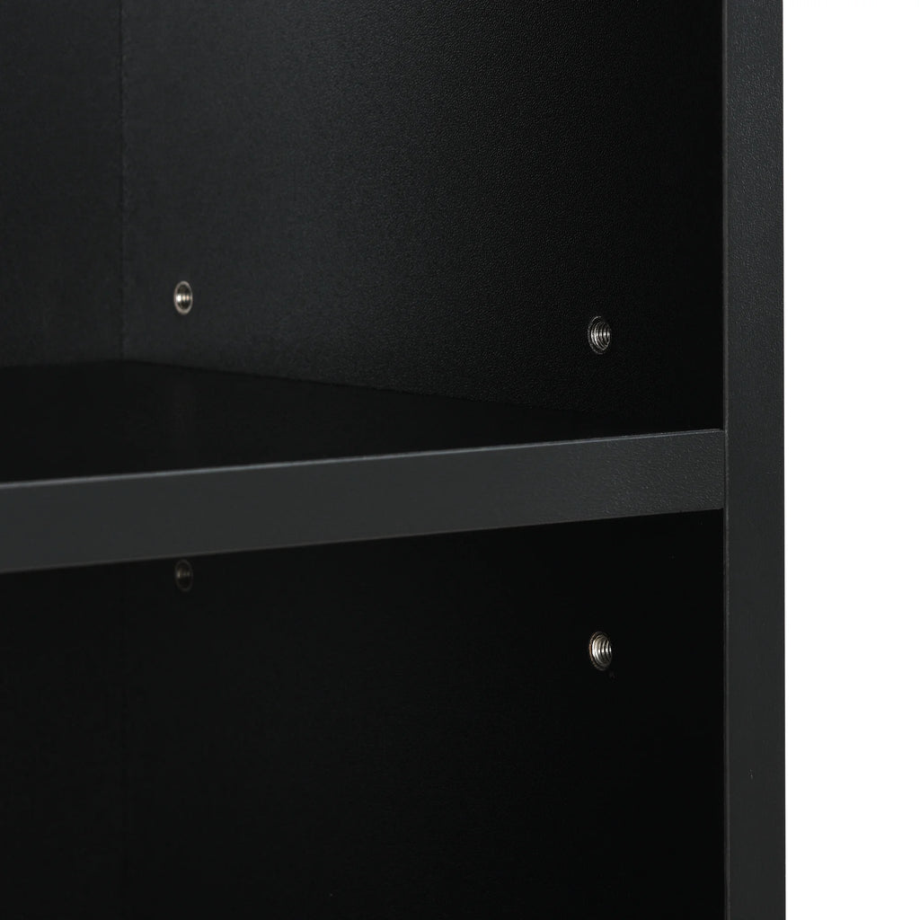 8-Tier Media Tower Rack with Adjustable Shelves A840