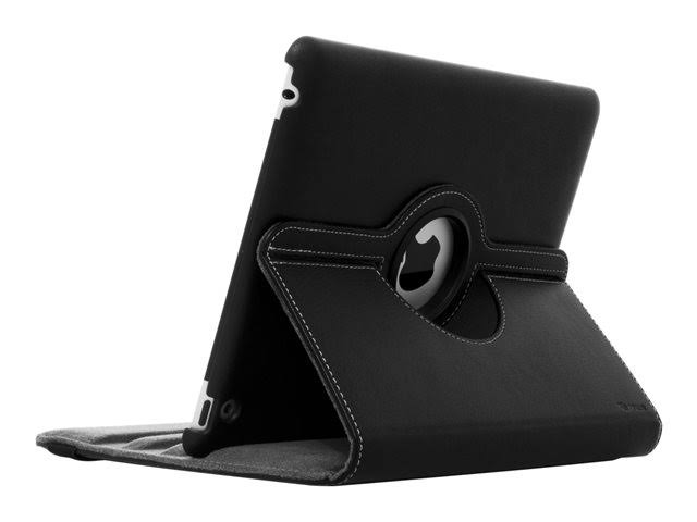 Black Rotating Padded Case for iPad 3/4 I91206