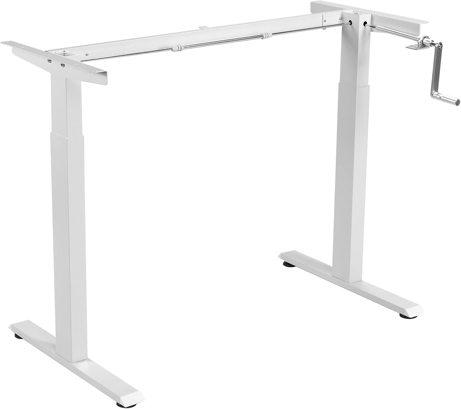Hand Crank Stand Up Desk Frame with Cable Management Tray M840189