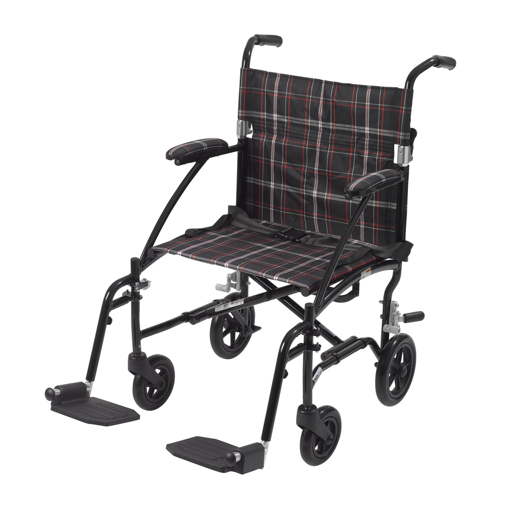 Ultra Lightweight Transport Wheelchair (Black) E989