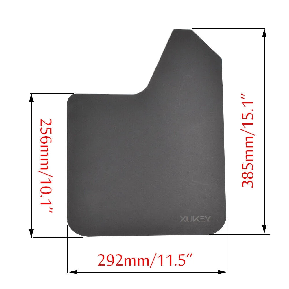 Black PP+TPO Plastic Mud Flaps for Car SUV Truck Y8223