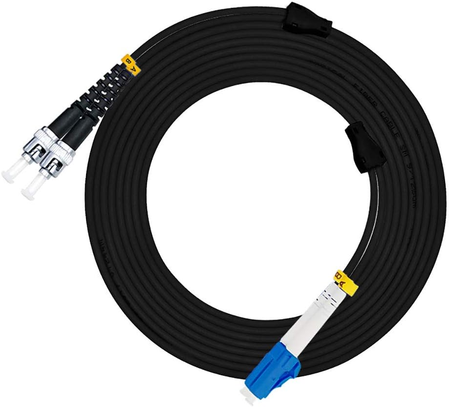 50M LC to LC Outdoor Armored Duplex 9/125 SM Fiber Optic Cable Singlemode G37189