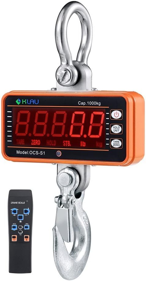 1000kg 2000 lb Industrial Crane Scale with Remote B9189