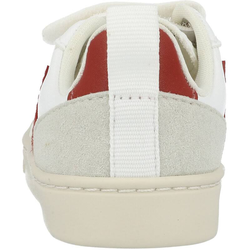 White / Red Velcro Kids Shoes J997046