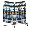 24/24oz Cans Polyurethane Adhesive with 40 inch Barrel Spray Gun and 16.9oz Cleaner with 14 Forked Guide Tip O129