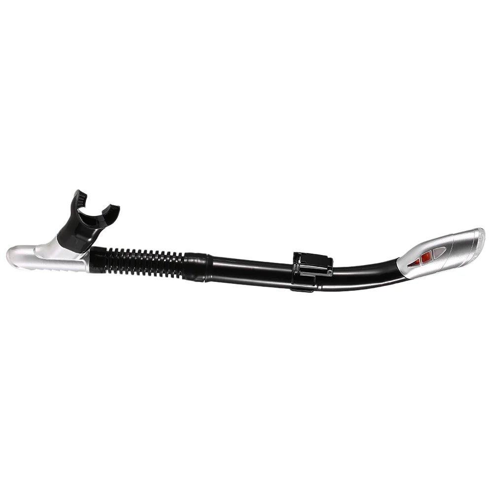 Freediving Snorkel Set with Tempered Glass Lens Goggles F431751