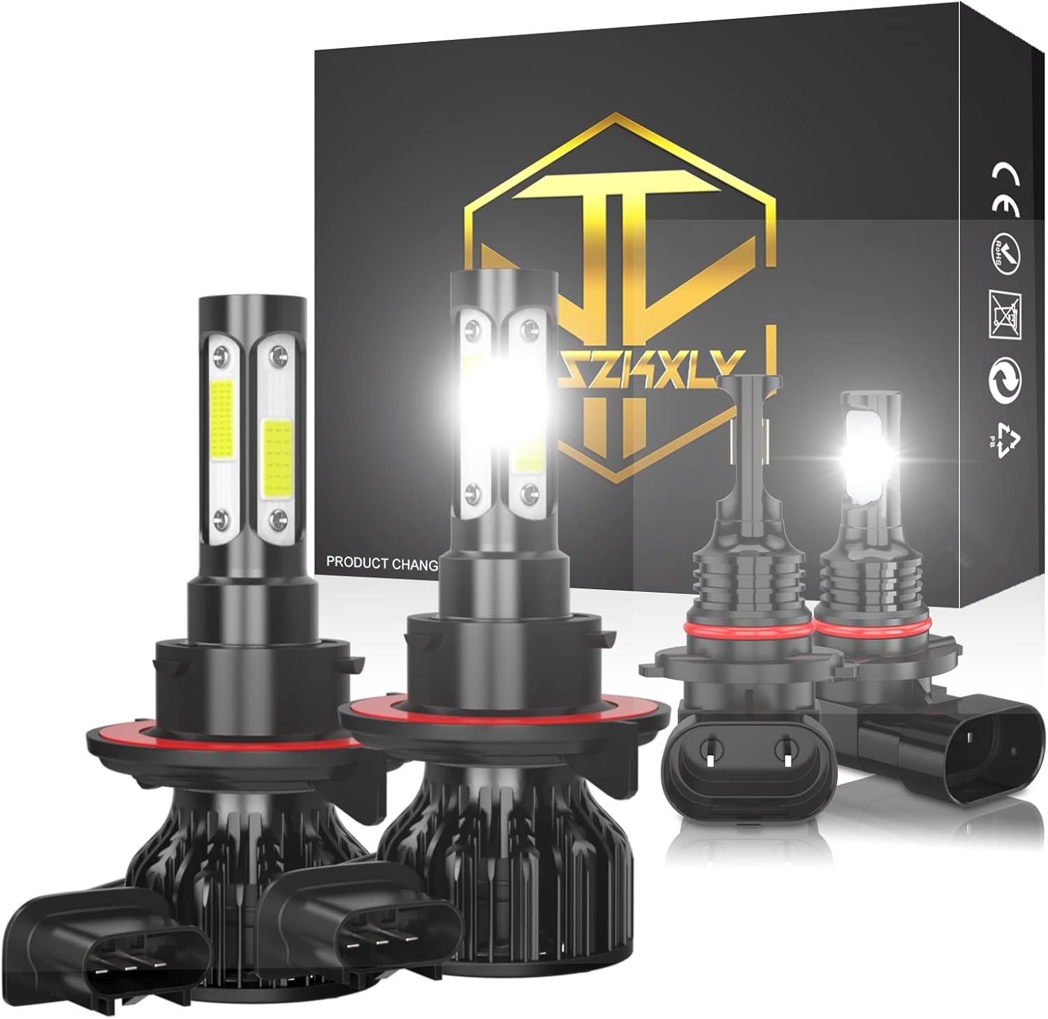 LED Headlight Bulbs Pack of 6 6500K N76546