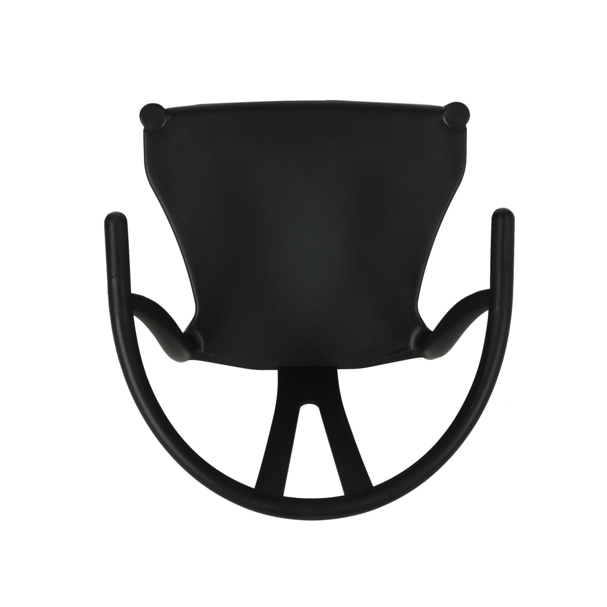 Black and Natural Finish Beech Wood Dining Chair Set of 2 C558