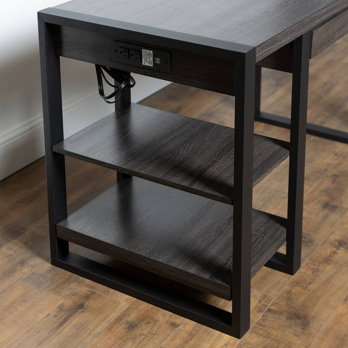Dark Walnut Computer Desk N18657