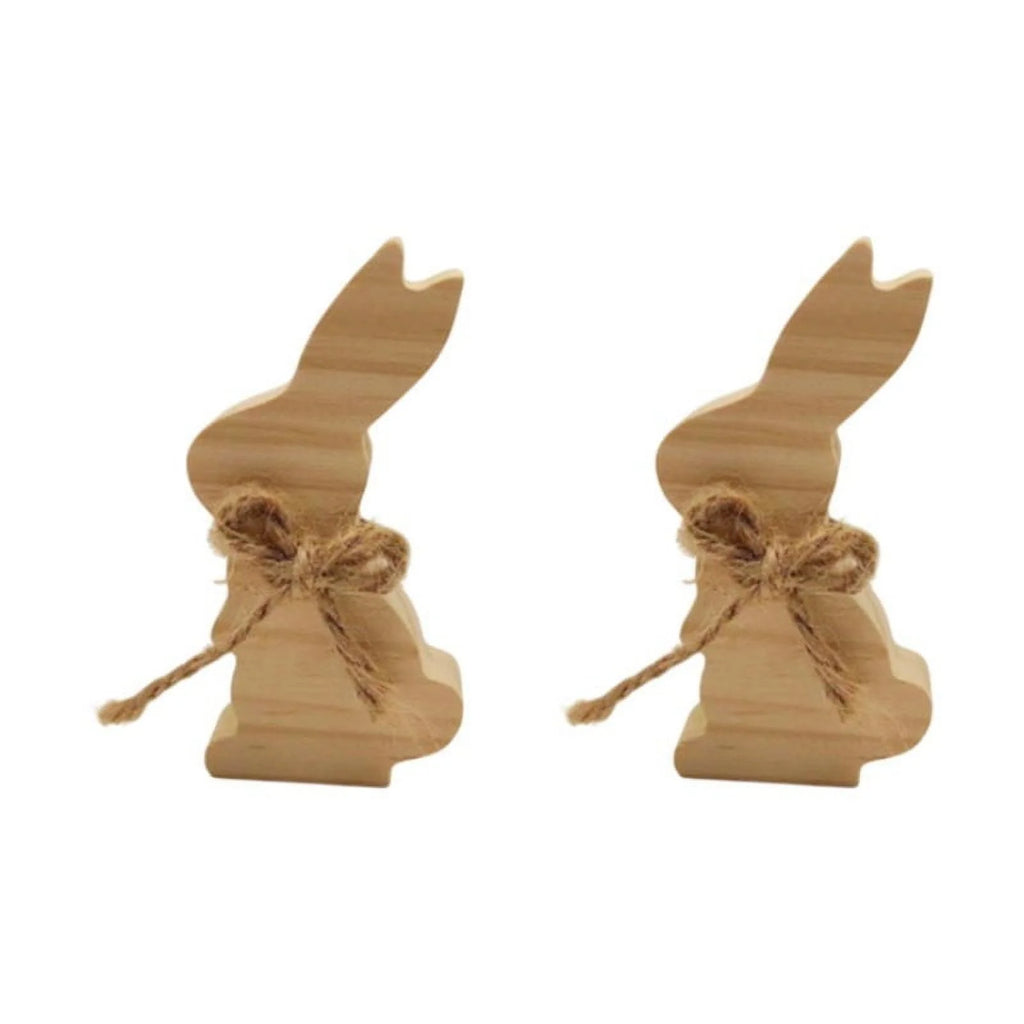 Easter Rabbit Wooden Ornaments R640