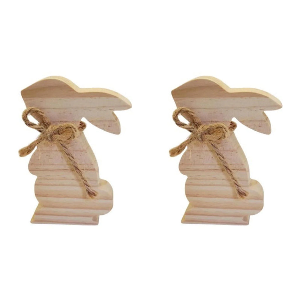 Easter Rabbit Wooden Ornaments R640