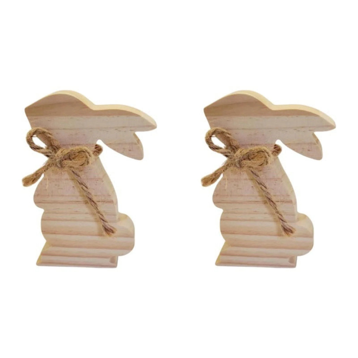 Easter Rabbit Wooden Ornaments R640