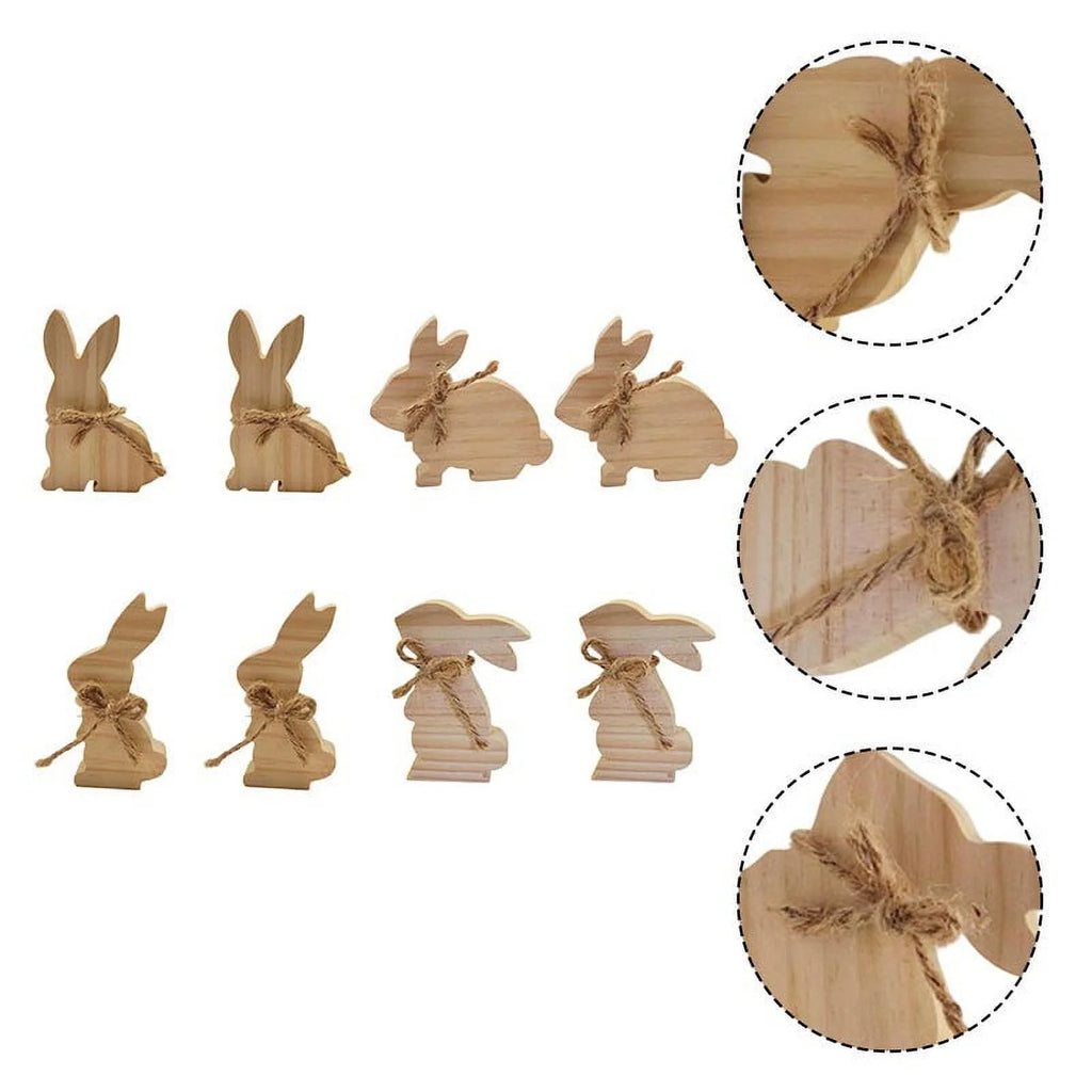 Easter Rabbit Wooden Ornaments R640