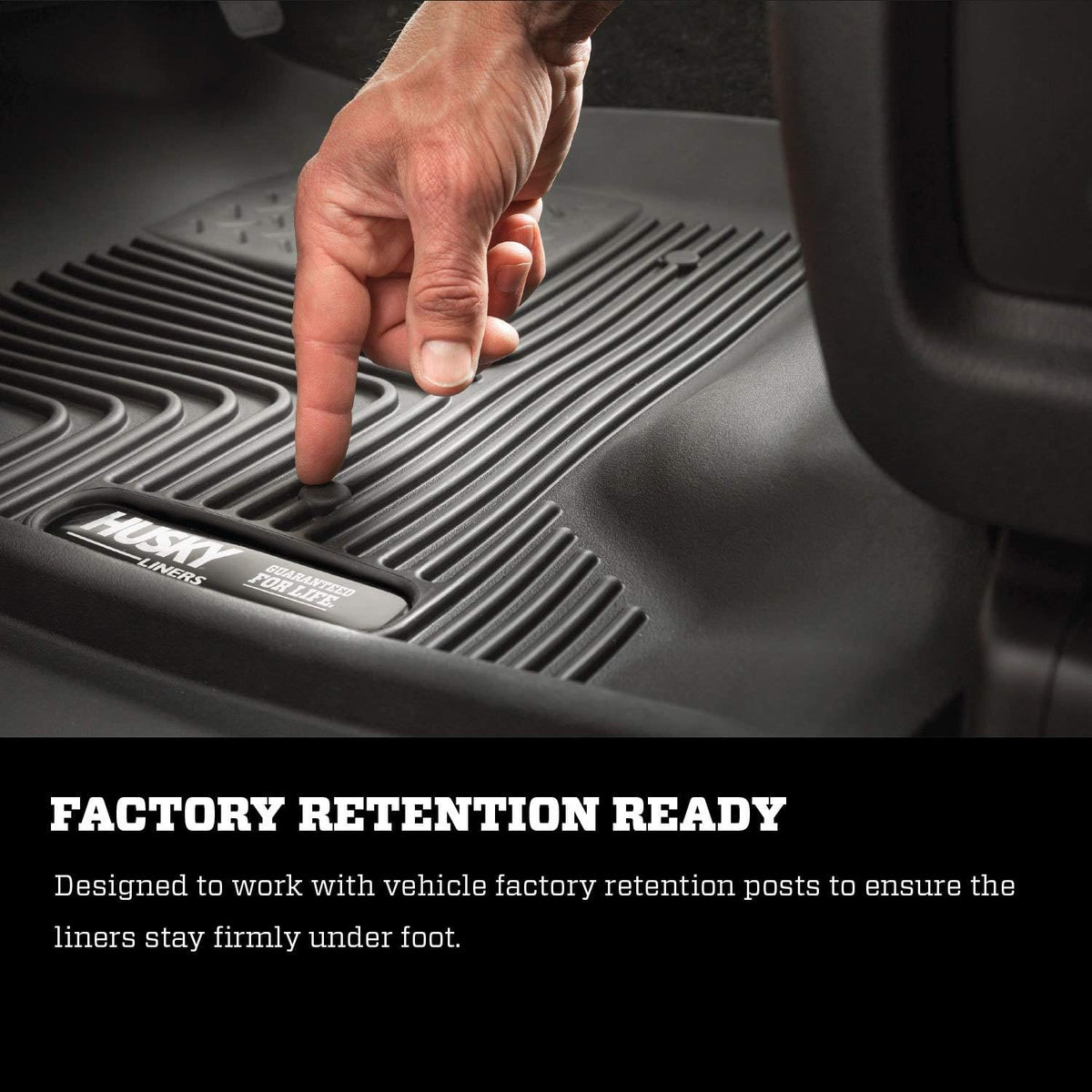 Black Front & 2nd Seat Floor Liners 3 Pcs B705