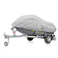 Gray Waterproof Jet Ski Cover with Elastic Cord I531165