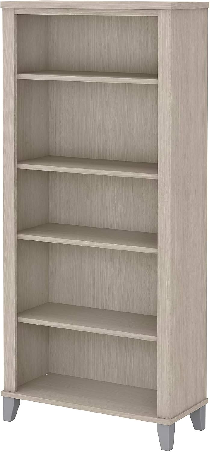 Ash Gray 5 Shelf Bookcase B72930