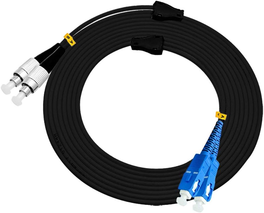 50M LC to LC Outdoor Armored Duplex 9/125 SM Fiber Optic Cable Singlemode G37189
