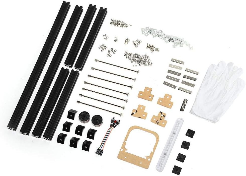 Black Aluminum Alloy ATX Open Air PC Test Bench Case H851
