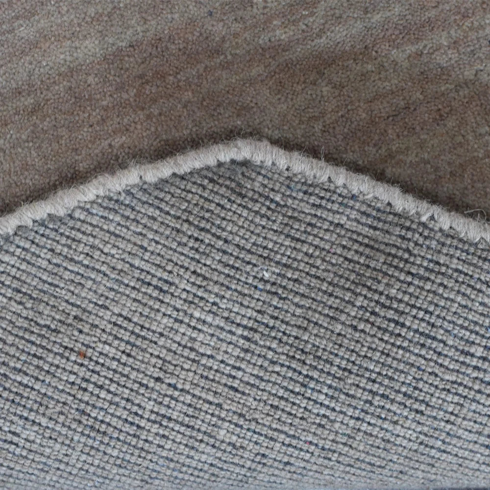 Hand Knotted Wool Area Rug, 8'x8', Octagon, Beige Y95192