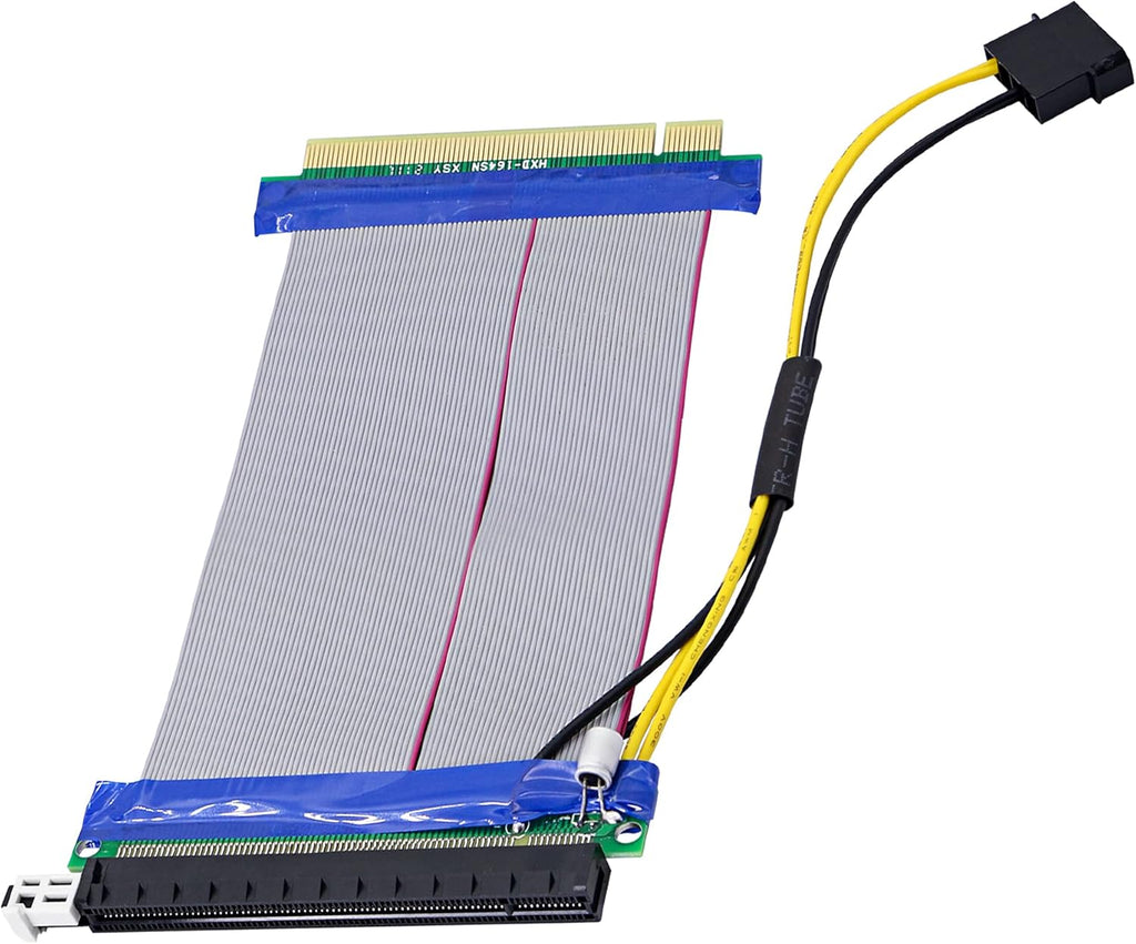 PCIe 16x to 16x Powered Flexible Riser Extender Cable, 20CM, Pack of 2 I4544