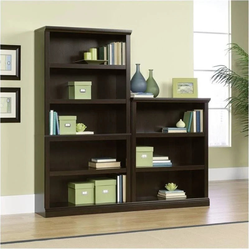 5 Shelf Bookcase in Jamocha Wood Q494