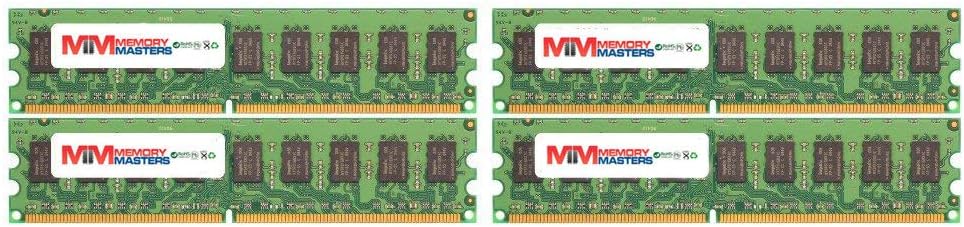 16GB (4x4GB) DDR2-667MHz PC2-5300 ECC UDIMM Unbuffered Memory I7172
