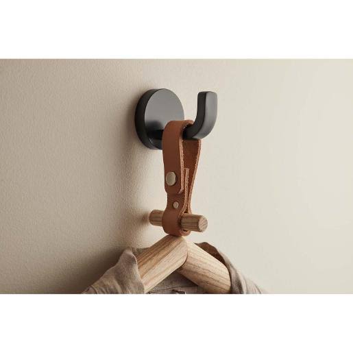 Matte Black Robe Hook F785