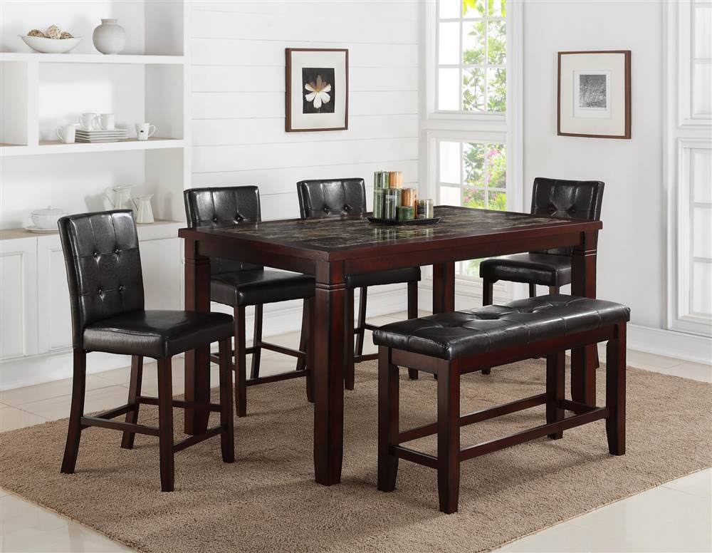 Brown Counter Height Parsons Chair E7335