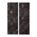 Carved Wood Wall Panels - Set of 2 T670535