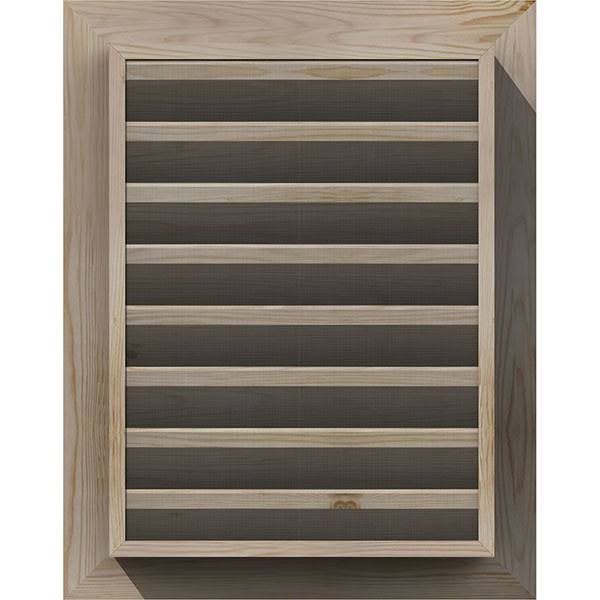 Unfinished Pine Gable Vent C81725