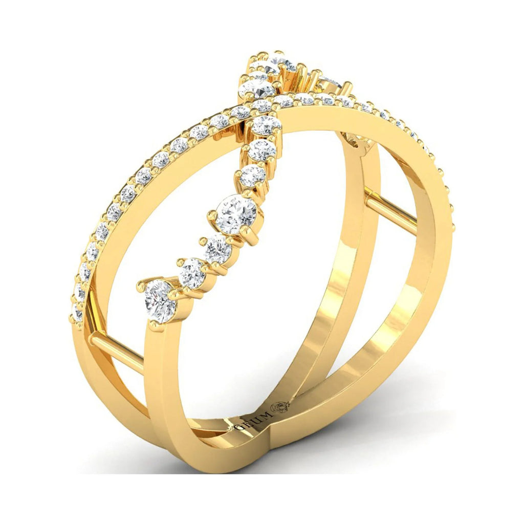 14k Yellow Gold Diamond Ring V660091