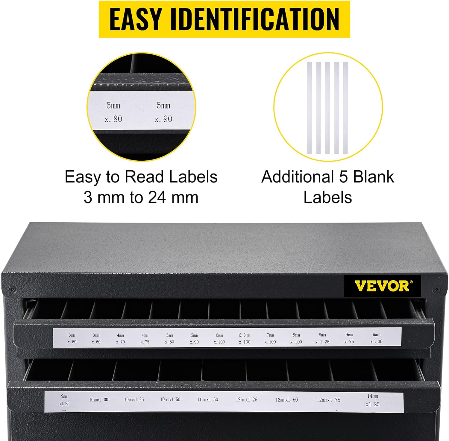 60-Compartment Tap Dispenser Cabinet, Cold Rolled Steel, Pack of 2 V86914
