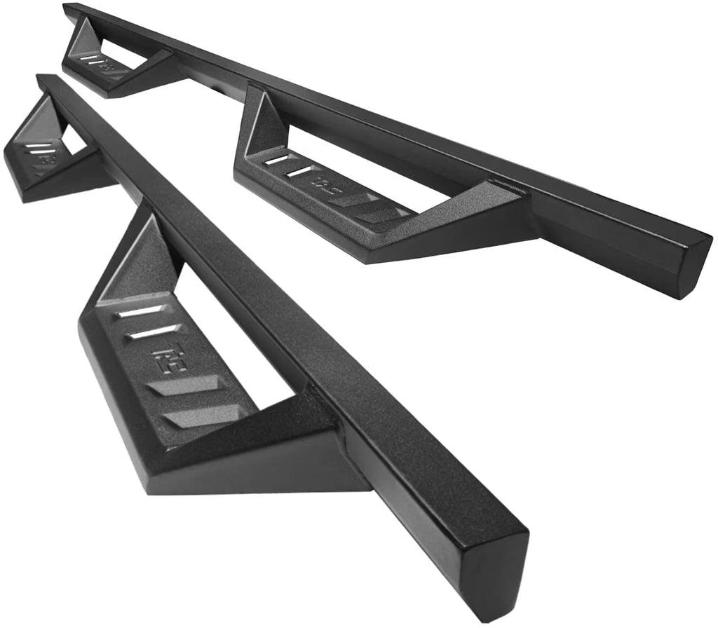 Black Off-Road Running Boards Side Steps Nerf Bars Rock Slider (2pcs) E407878